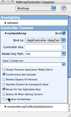 Bindings Controller Binding